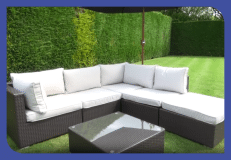 Rattan garden furniture ordered online